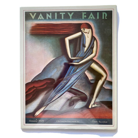 Vanity Fair. Jan 1929 The Conde Nast Publications Inc. 11" x 14" Sealed Collect